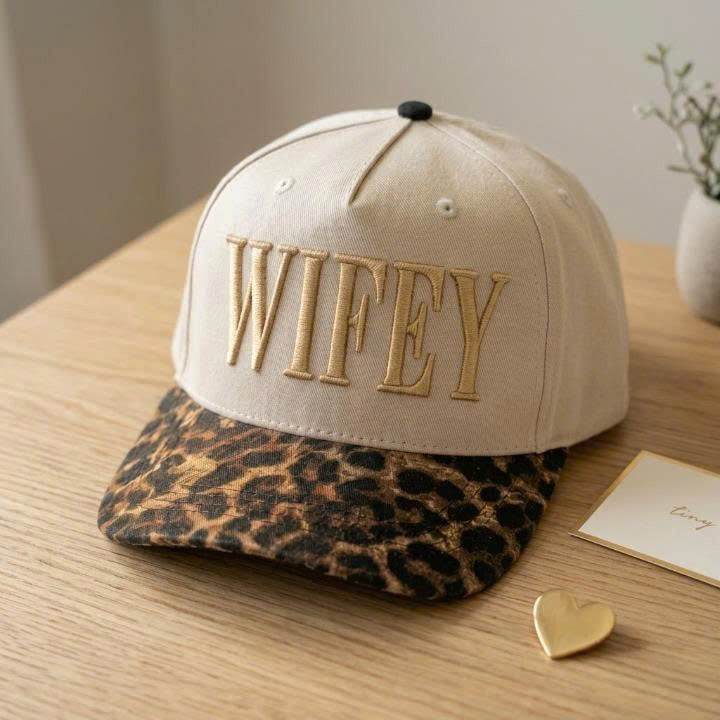 Wifey Leopard Cap